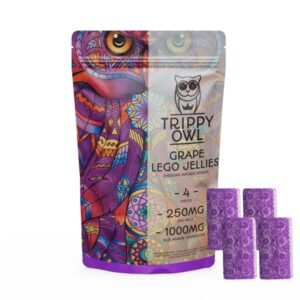 Buy Trippy Owl Grape Lego Jellies (1000mg)