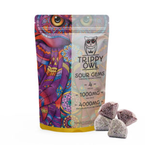 Buy Trippy Owl Assorted Sour Gems (4000mg)