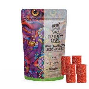 Buy Trippy Owl Watermelon Lego Jellies (1000mg)