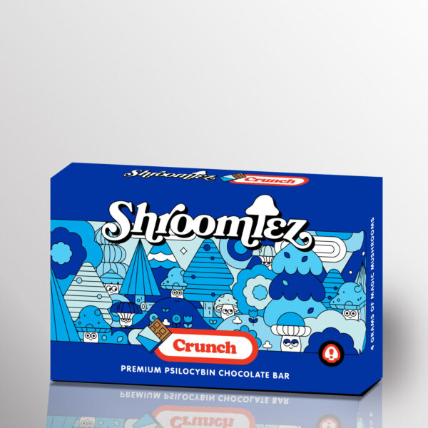 Shroomiez Crunch Milk Chocolate Premium Psilocybin Chocolate Bars (4000 mg)