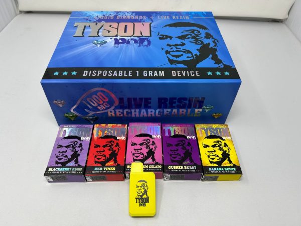 Tyson Pod 1g Liquid Diamonds + Live Resin Disposable vape pen