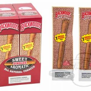 Backwoods Singles Sweet Aromatic Cigarillos Natural - Premium natural cigarillos with a sweet, aromatic flavor