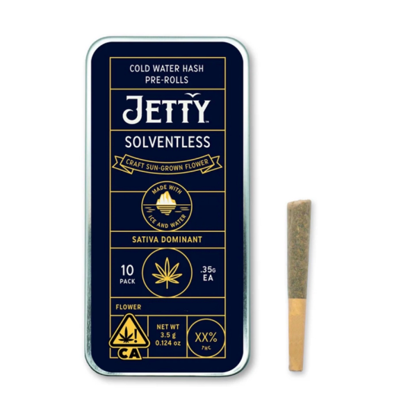 Jetty Extracts Lemon Pancakes Solventless Infused Pre-Rolls 5pk - Citrusy and Sweet Pre-Rolls