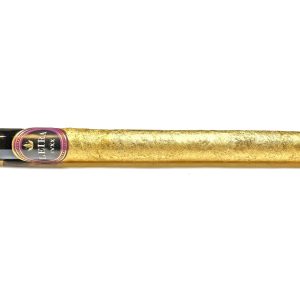 24K Gold Leaf Wrapped Cannagar - Premium handcrafted cannabis cigar wrapped in pure gold leaf