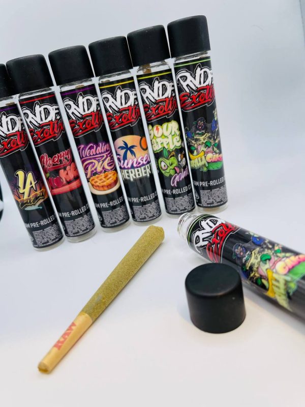 RVDE Exotic Pre-Rolls - Premium exotic cannabis pre-rolls for a luxurious smoking experience