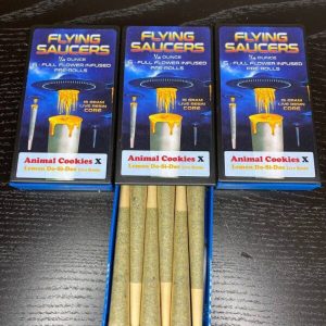 Flying Saucers 1/4 Ounce Pre-Rolls - Premium cannabis pre-rolls with 1/4 ounce of flower