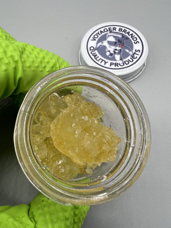 Diamond Bhoyz Dry Diamonds cannabis concentrate, featuring crystalline THC-A for potent and clean dabbing sessions.