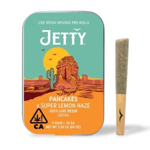 Jetty Extracts Pancakes x Super Lemon Haze Pre Rolls - Premium Hybrid Pre Roll