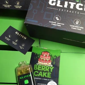 Glitch 4G Dual Disposable Vape - Premium dual-flavor cannabis oil vape pen