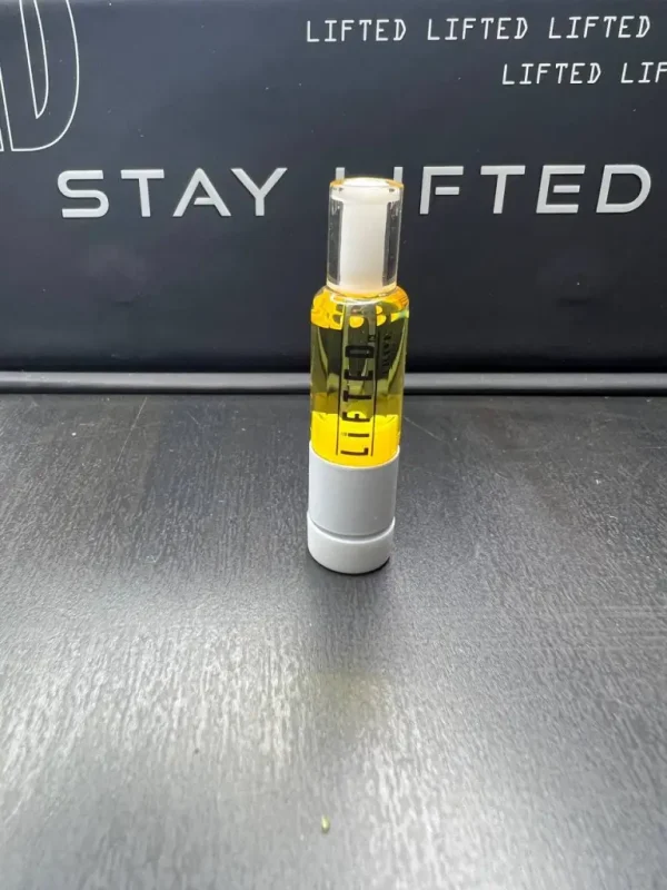 Lifted 1G Glass Cartridge - Premium cannabis oil vape cartridge in glass